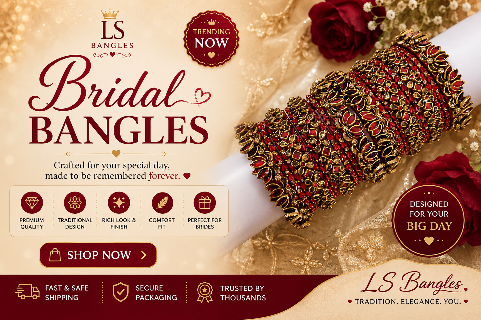 Bridal bangles